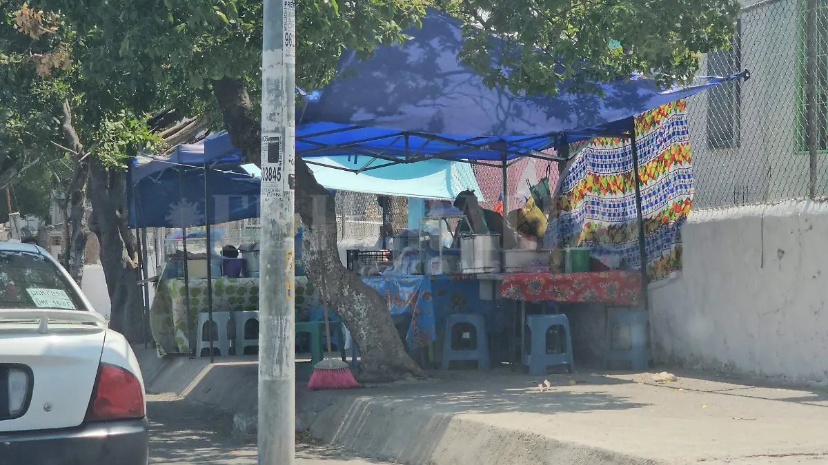 Comida en la calle calores